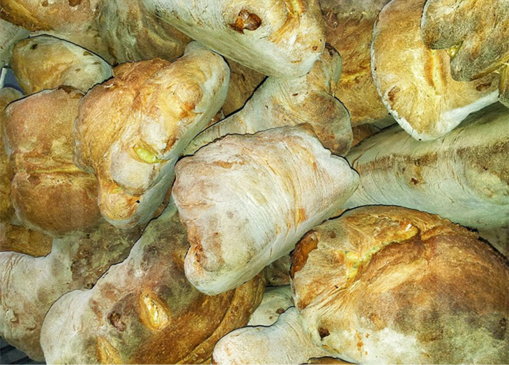 Sei su: forme di pane alto di Matera.